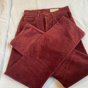 Imogene & Willie burgundy cords size 27